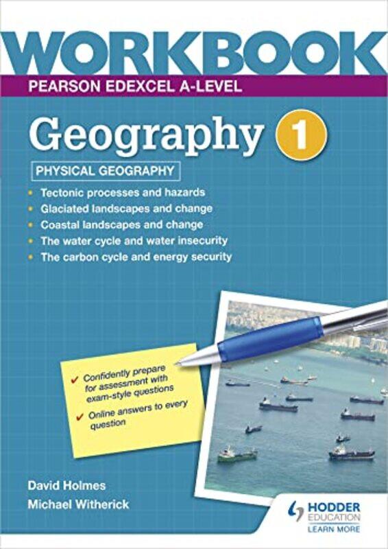 

Pearson Edexcel Alevel Geography Workbook 1 Physical Geography by David Robertson-Paperback