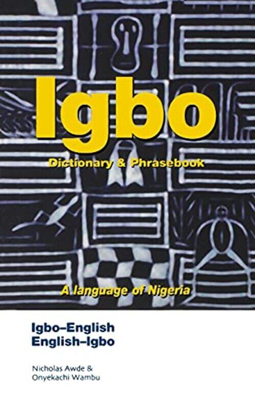 

Igboenglishenglishigbo Dictionary And Phrasebook, Paperback by Awde, Nicholas - Wambu, Onyekachi