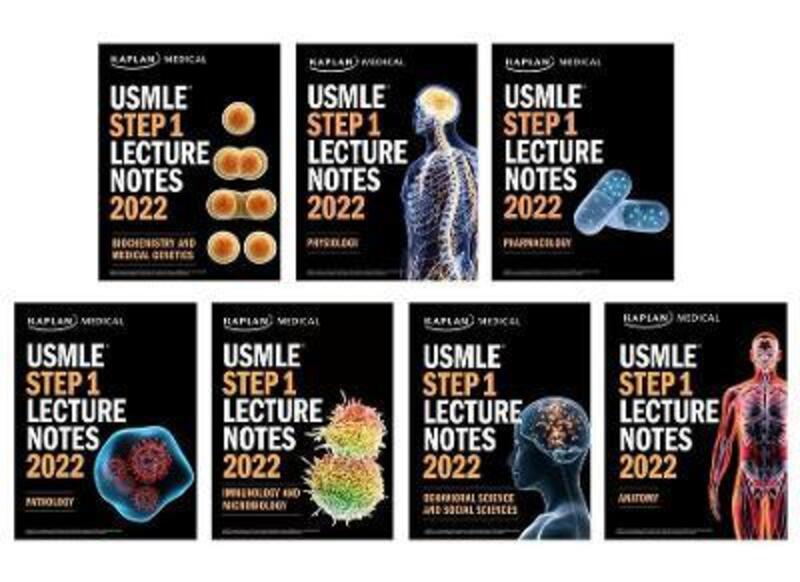 

USMLE Step 1 Lecture Notes 2022: 7-Book Set,Paperback, By:Kaplan Medical