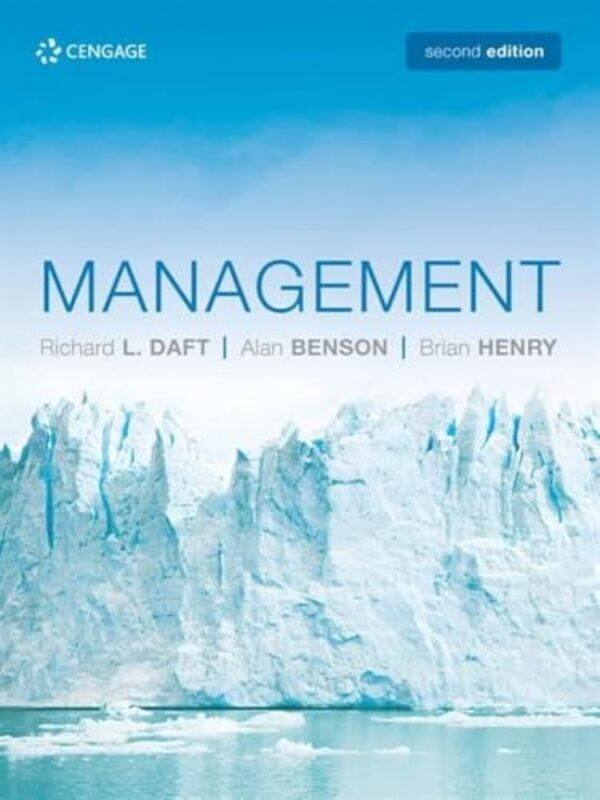 

Management by Brian INSEAD HenryRichard Vanderbilt University DaftAlan Benson-Paperback