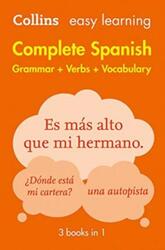Easy Learning Spanish Complete Grammar, Verbs and Vocabulary (3 books in 1).paperback,By :Collins Dictionaries
