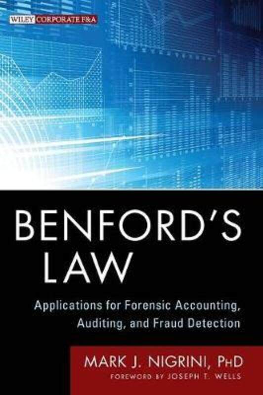 

Benford's Law: Applications for Forensic Accounting, Auditing, and Fraud Detection,Hardcover,ByNigrini, Mark J. - Wells, Joseph T.