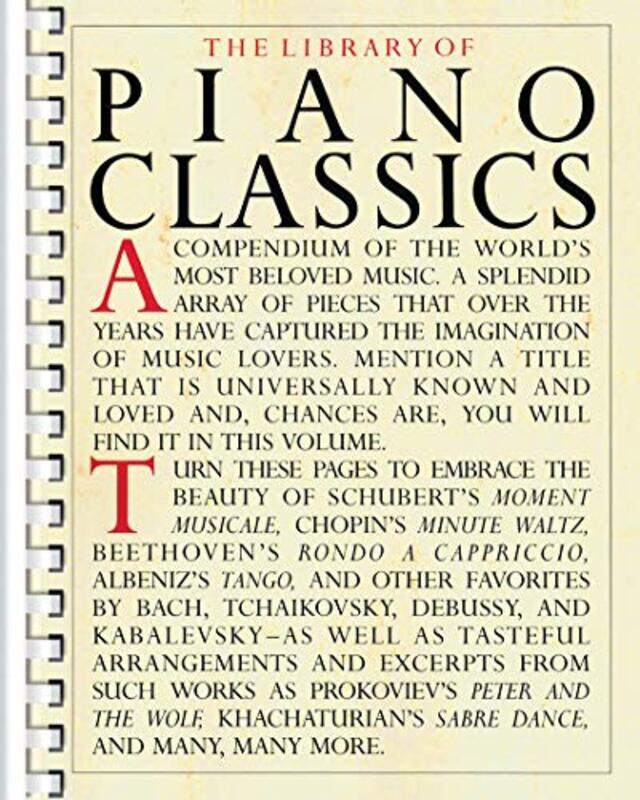 

Library Of Piano Classics Piano Solo by Hal Leonard Publishing Corporation Paperback