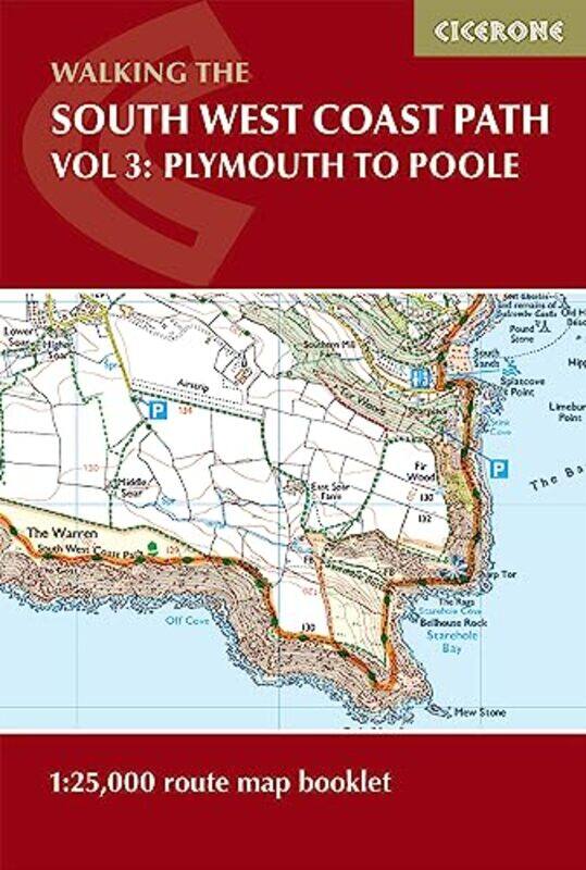 

South West Coast Path Map Booklet Vol 3 Plymouth to Poole by Paddy Dillon-Paperback