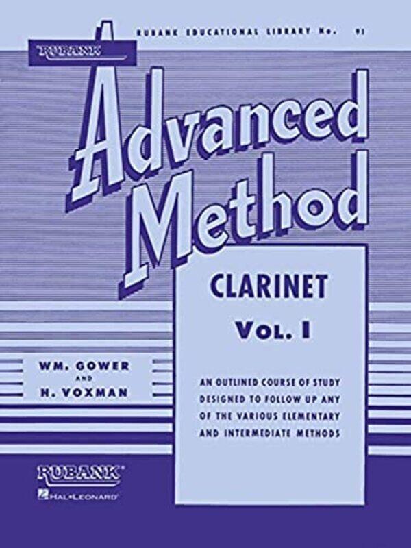 

Rubank Advanced Method Clarinet V01 By Clarinet - Paperback