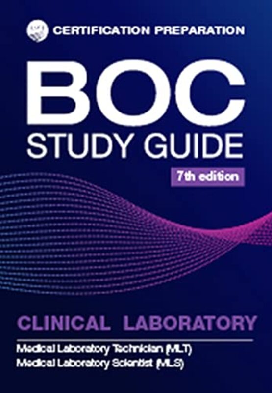 Boc Study Guide Mlsmlt Clinical Laboratory Examinations By Ascp Editorial Board -Paperback