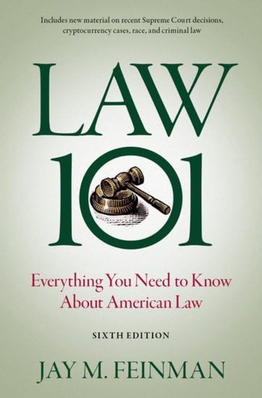 

Law 101 By Feinman Jay M - Hardcover