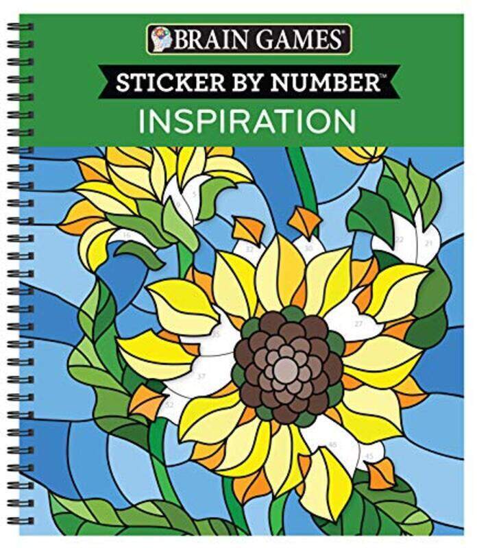 

Brain Games Sticker By Number Inspiration By Publications International Ltd - New Seasons - Brain Games - Paperback
