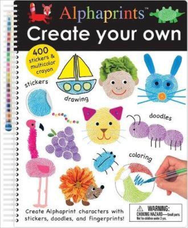 

Alphaprints: Create Your Own: A Sticker and Doodle Activity Boo.paperback,By :Roger Priddy