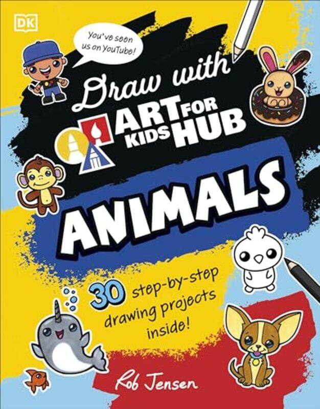 

Draw with Art for Kids Hub Animals by Art For Kids HubRob Jensen-Paperback