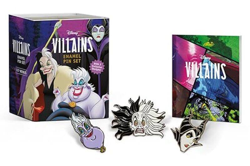 

Disney Villains Enamel Pin Set by Strong, Mary Paperback