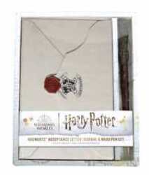 Harry Potter Hogwarts Acceptance Letter Journal And Wand Pen Set