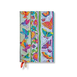 Hummingbirds & Flutterbyes Playful Creations Mini 12month Dayplanner 2024 by Hugh YoungRoger Freedman-Hardcover