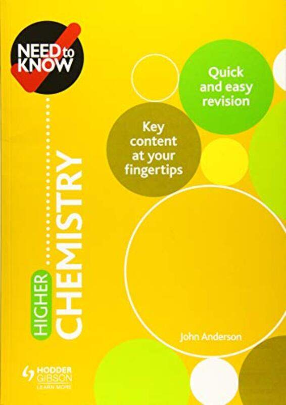 

Need to Know Higher Chemistry by Lauren Callaghan-Paperback