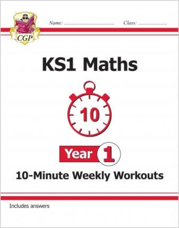 KS1 Maths 10-Minute Weekly Workouts - Year 1.paperback,By :Coordination Group Publications Ltd (CGP)