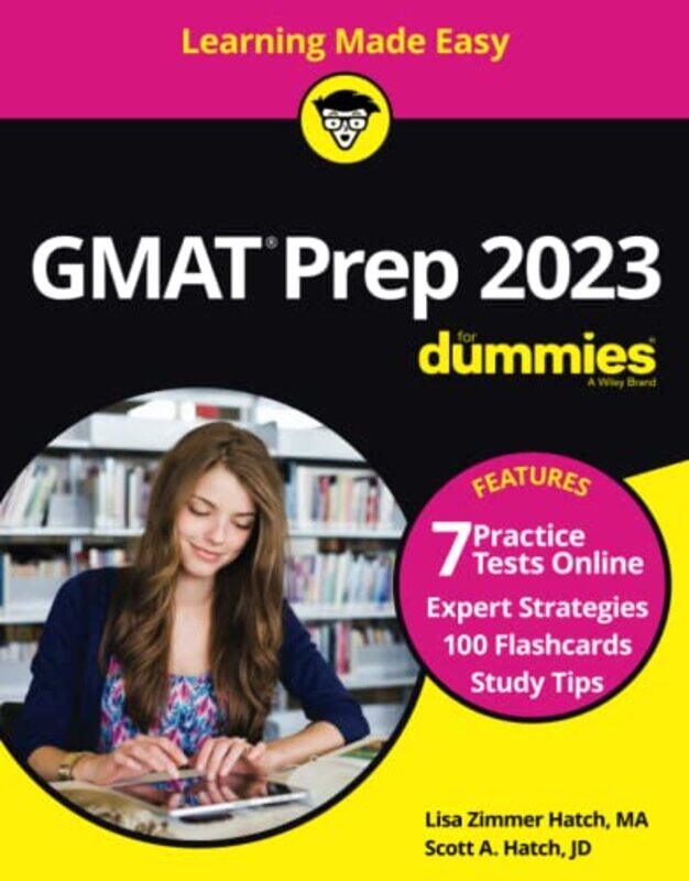 

GMAT Prep 2023 For Dummies with Online Practice 10th Edititon,Paperback,by:L Hatch