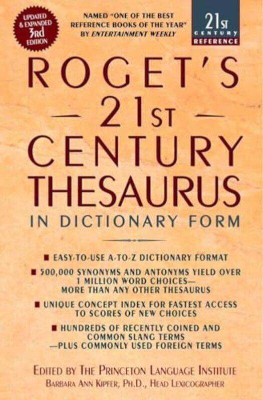 

Rogets 21st Century Thesaurus by Barbara Ann Kipfer-Paperback