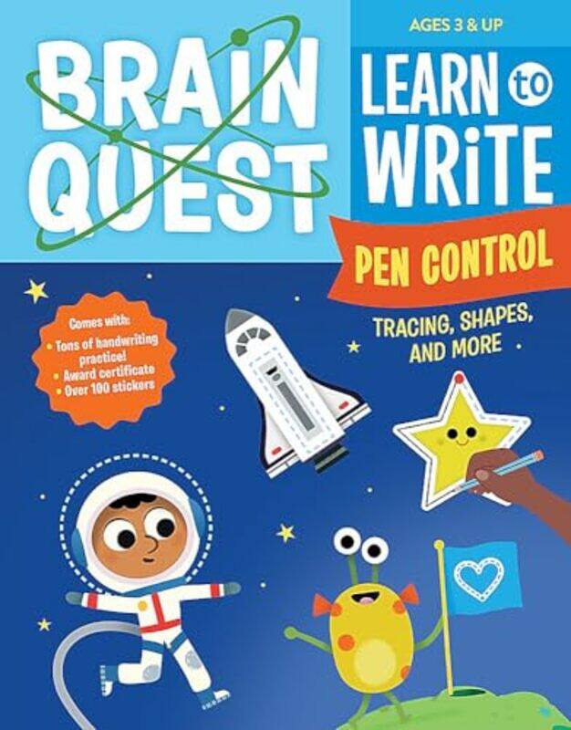 

Brain Quest Learn to Write Pen Control Tracing Shapes and More by Lori Chapman University Orange California USA Cox Han-Paperback