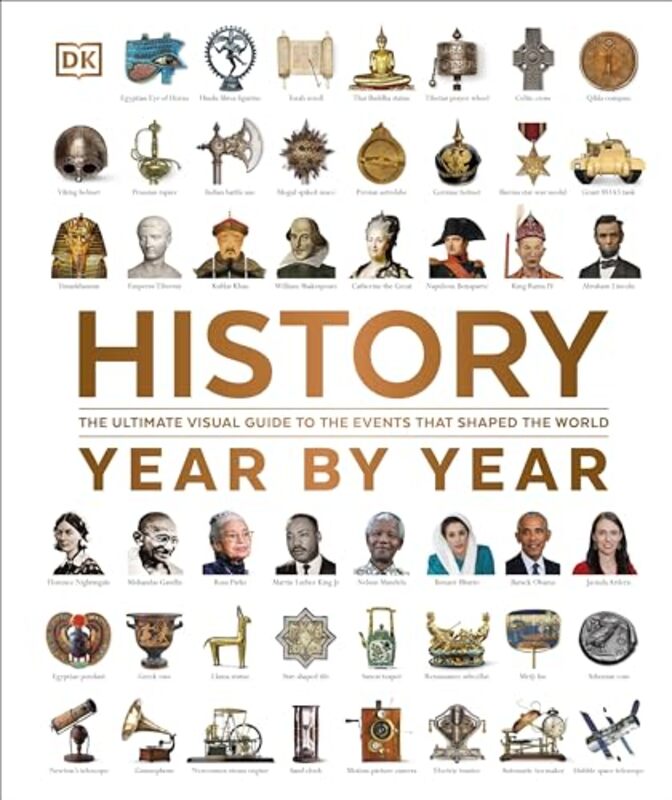 History Year By Year By Dk - Hardcover