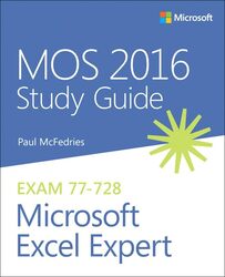 Mos 2016 Study Guide For Microsoft Excel Expert by Paul McFedries-Paperback