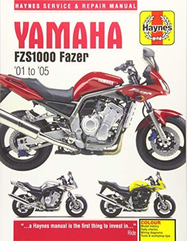 

Yamaha FZS1000 Fazer 01 05 Haynes Repair Manual-Paperback