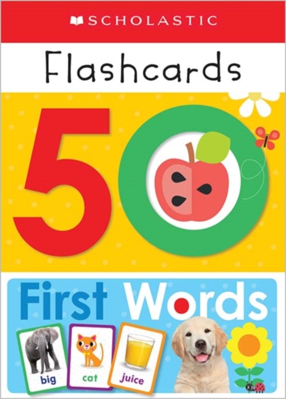 Write and Wipe Flashcards: First 50 Words (Scholastic Early Learners), Hardcover Book, By: Scholastic