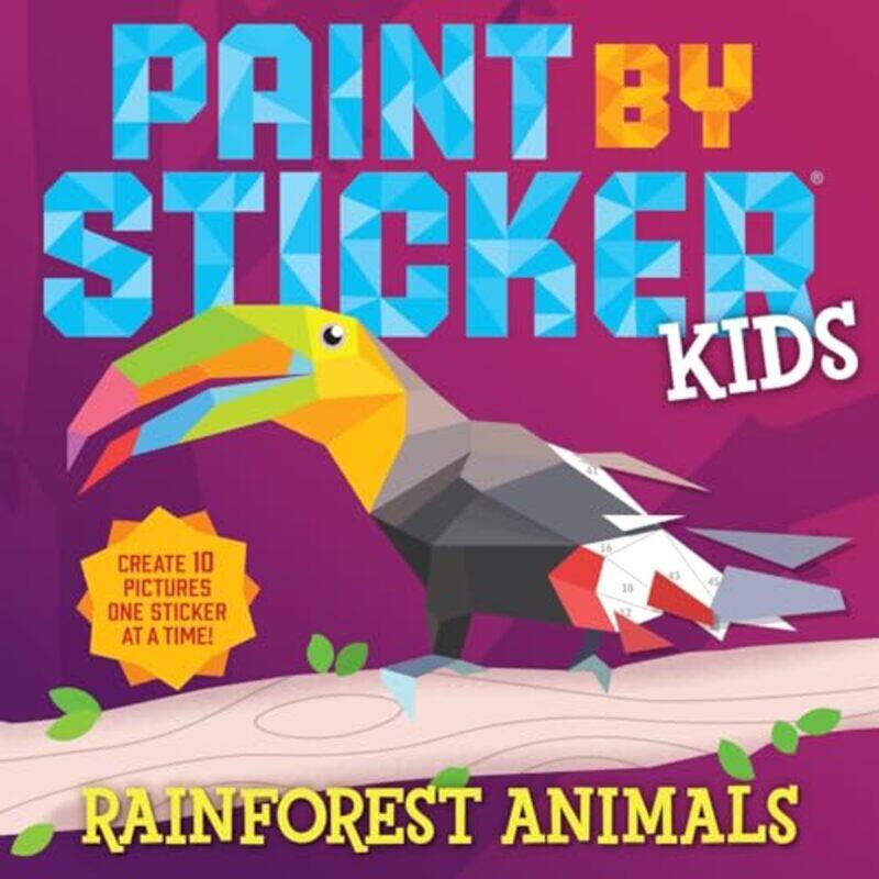 

Paint by Sticker Kids Rainforest Animals by Workman Publishing-Paperback