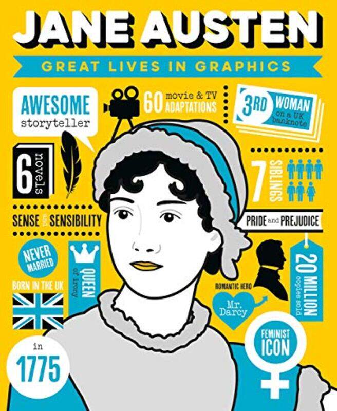 

Great Lives in Graphics Jane Austen by GMC Editors-Hardcover