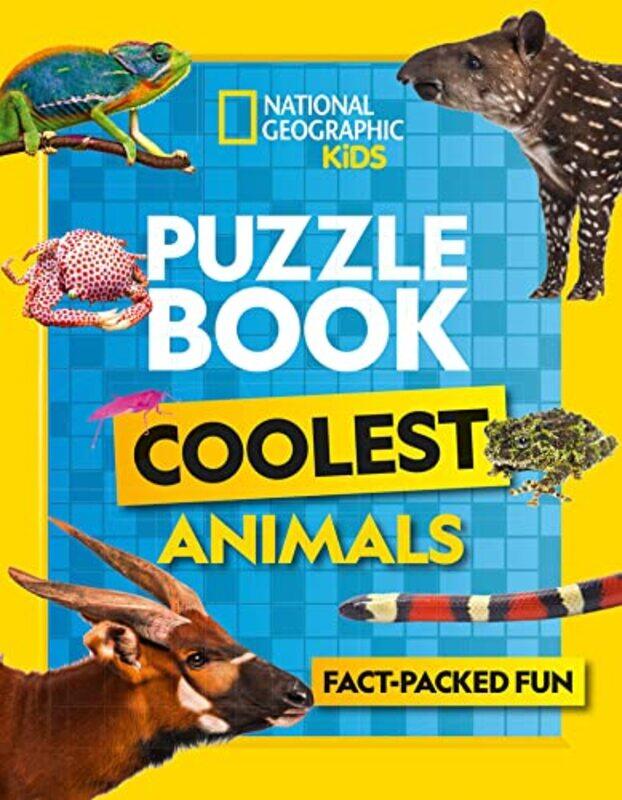 

Puzzle Book Coolest Animals by National Geographic Kids-Paperback