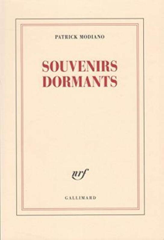 

Souvenirs dormants.paperback,By :Patrick Modiano