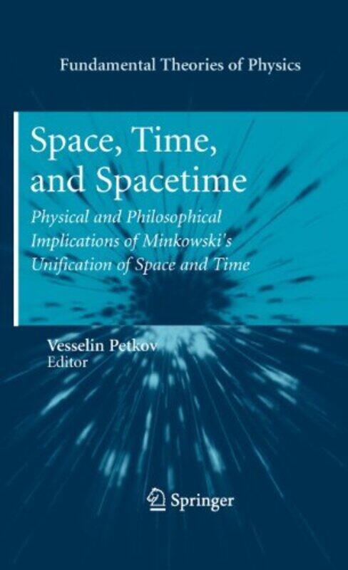 

Space Time And Spacetime by Vesselin Petkov-Paperback