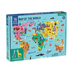 Puz 70 Geography Map Of World by  Sol Linero..Paperback