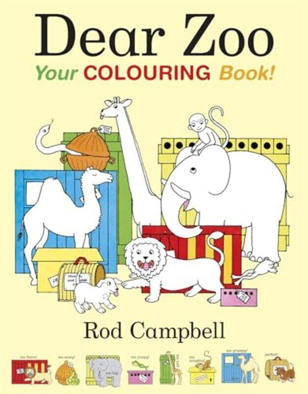 

Dear Zoo Your Colouring Book By Rod Campbell - Paperback