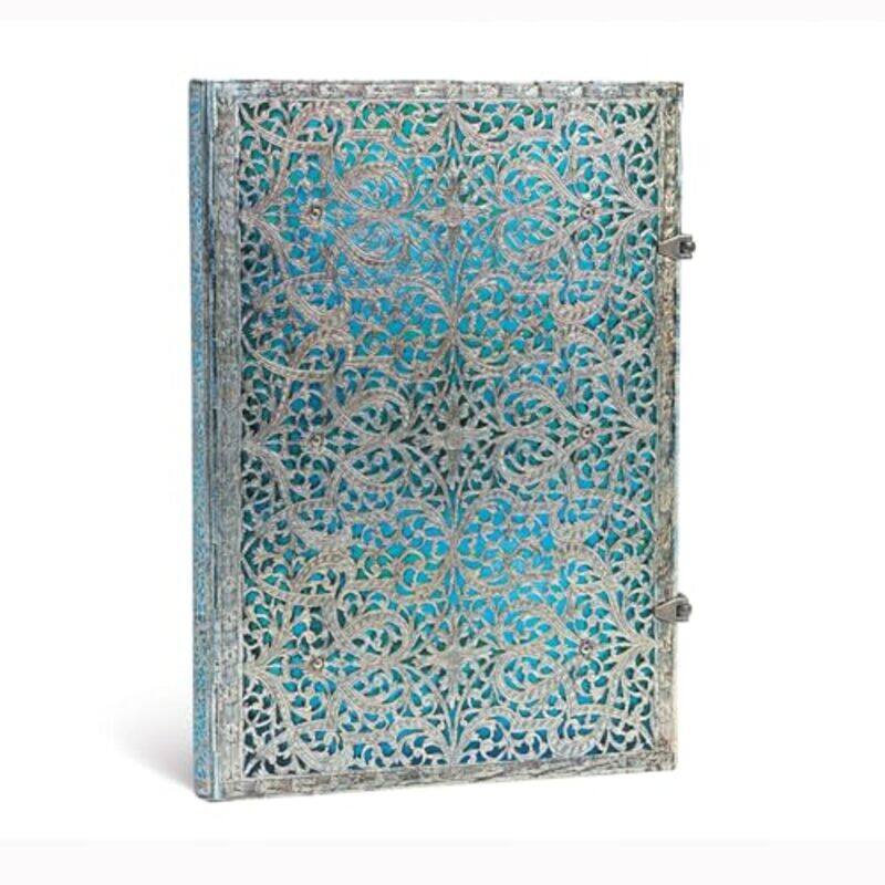 

Maya Blue Grande Unlined Hardcover Journal by Paperblanks-Hardcover