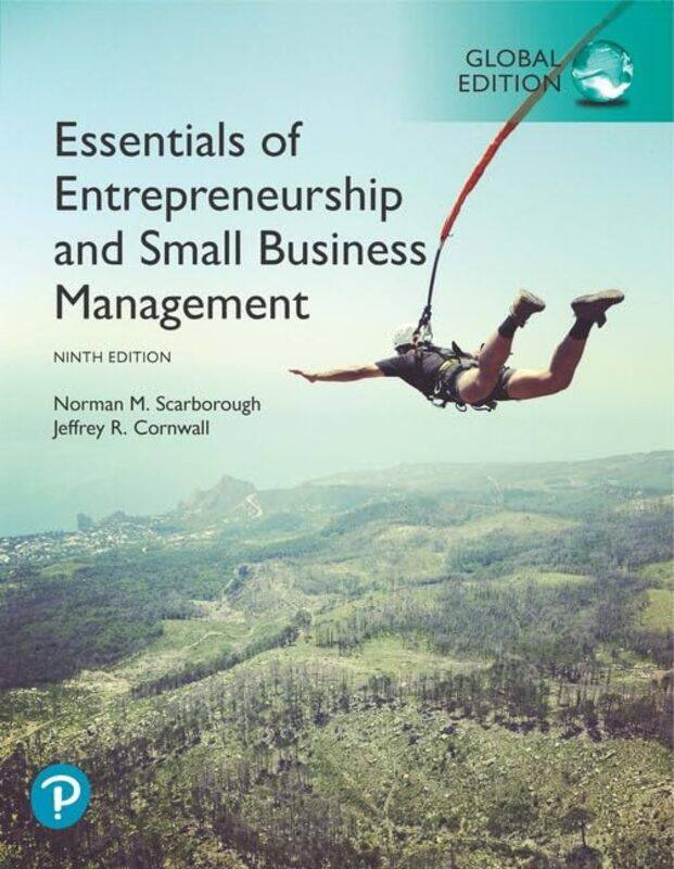 

Essentials Of Entrepreneurship And Small Business Management Global Edition by Norman ScarboroughJeffrey Cornwall-Paperback