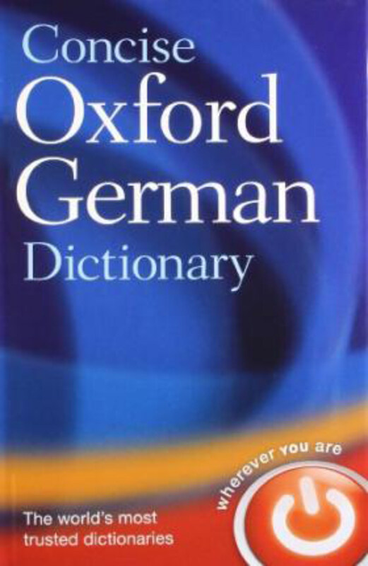 

Concise Oxford German Dictionary, Hardcover Book, By: Oxford Dictionaries