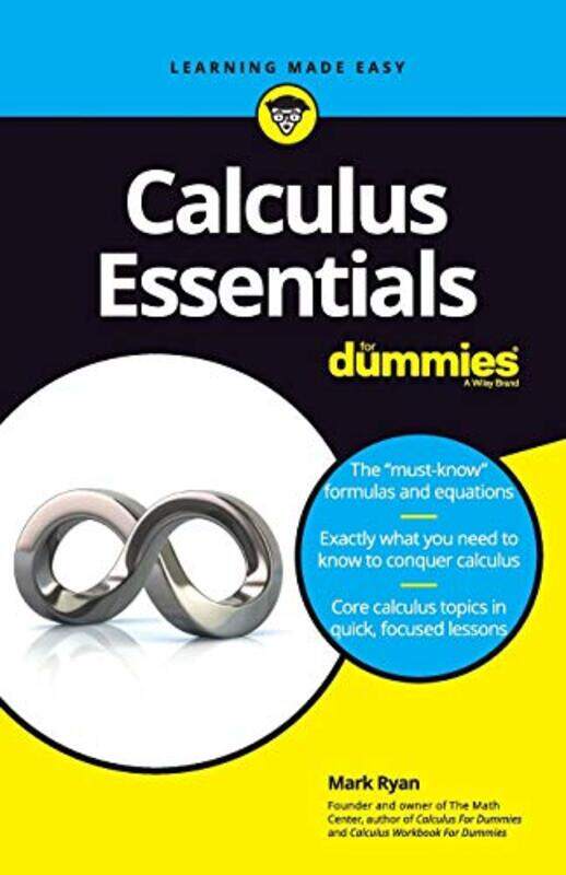 

Calculus Essentials For Dummies by Linda Linda Egenes EgenesKumuda Kumuda Reddy Reddy-Paperback