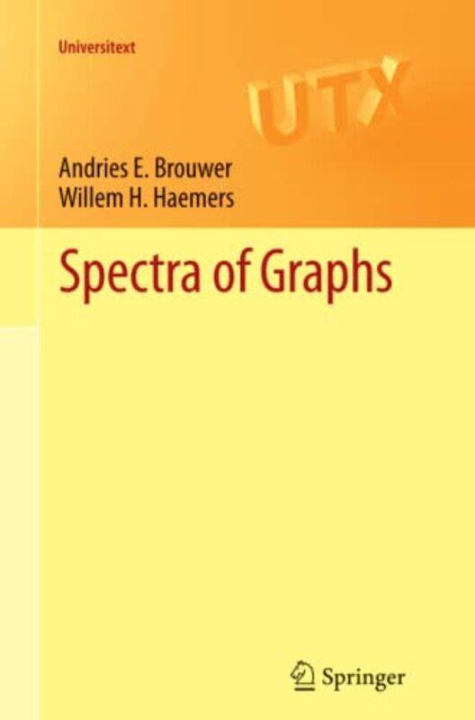 

Spectra Of Graphs By Brouwer, Andries E. - Haemers, Willem H. Paperback