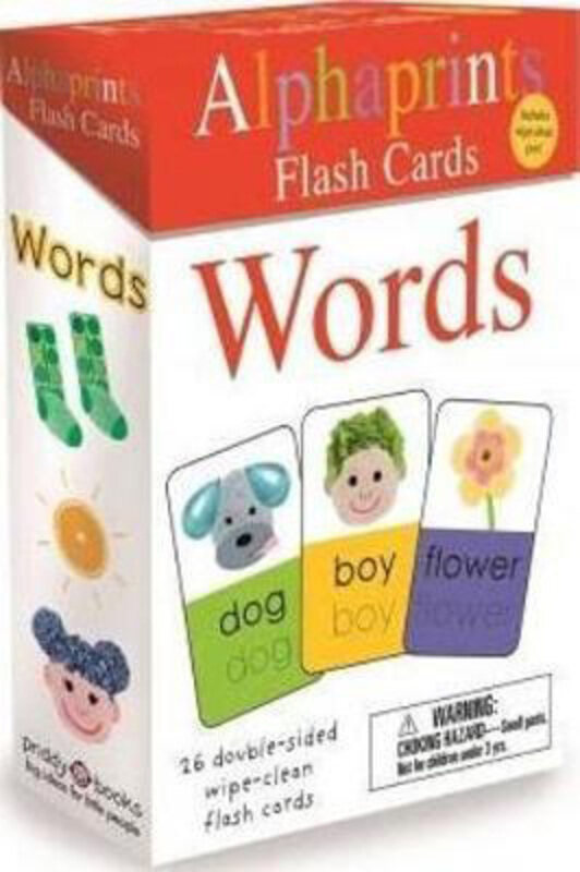 

Alphaprints: Wipe Clean Flash Cards Words, By: Roger Priddy