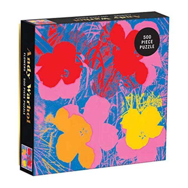 

Andy Warhol Flowers 500 Pc Puzzle By Warhol Andy - Hardcover