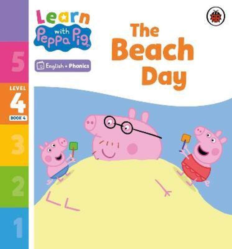 

Learn with Peppa Phonics Level 4 Book 4 - The Beach Day (Phonics Reader)