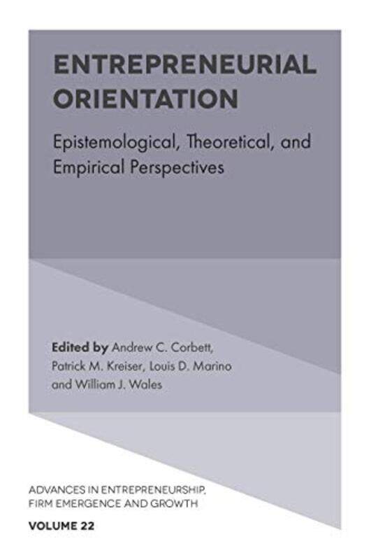 

Entrepreneurial Orientation By Andrew C. Babson Co...Hardcover