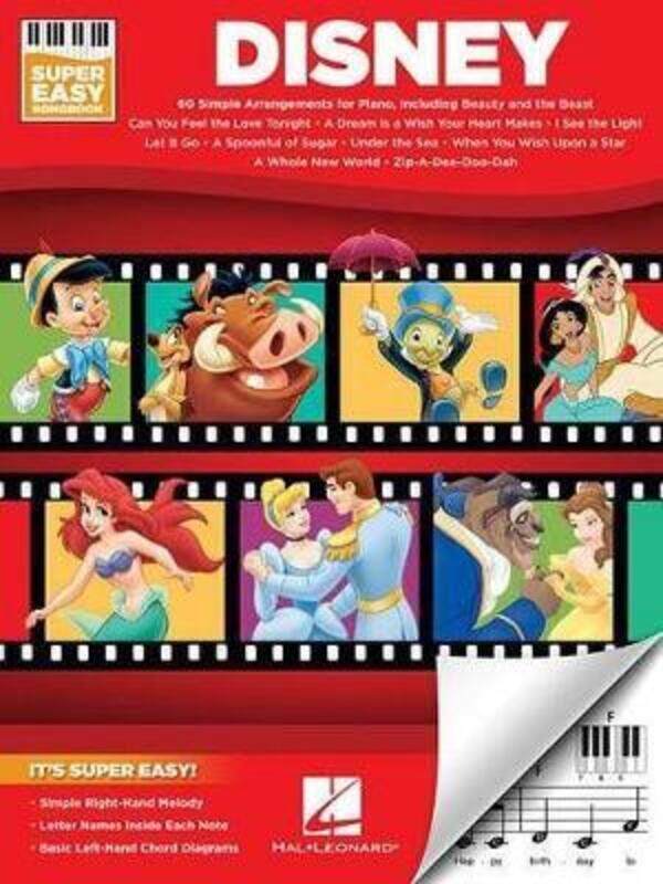 

Disney - Super Easy Songbook: 60 Simple Arrangements for Piano.paperback,By :Hal Leonard Publishing Corporation