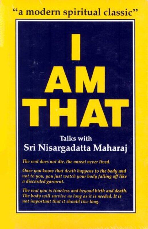 

I am That by Sri Nisdargadatta-Maharaj-Paperback