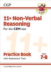 11+ CEM Non-Verbal Reasoning Practice Book & Assessment Tests - Ages 7-8 (with Online Edition),Paperback by CGP Books - CGP Books