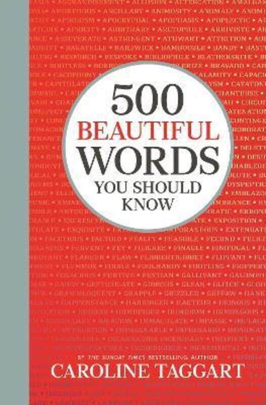 

500 Beautiful Words You Should Know.Hardcover,By :Taggart, Caroline