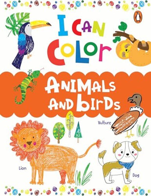 

I Can Color Animals And Birds By Penguine House - Paperback