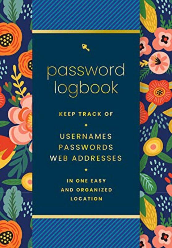 

Password Logbook Hip Floral by Milena Reynolds-Hardcover