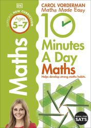 10 Minutes a Day Maths Ages 5-7 Key Stage 1, Paperback Book, By: Carol Vorderman