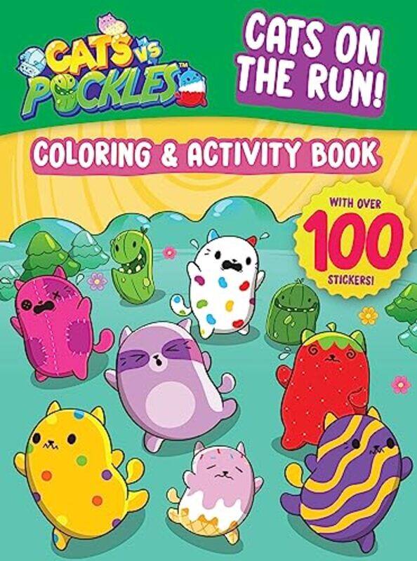 

Cats On The Run Coloring And Activity Bk By Curiosity Bks - Paperback